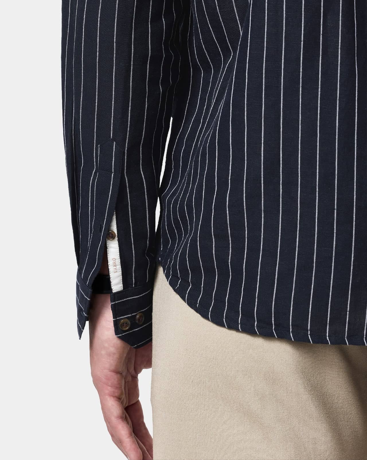 The Riviera Linen Stripes Shirt - INDIKNOT